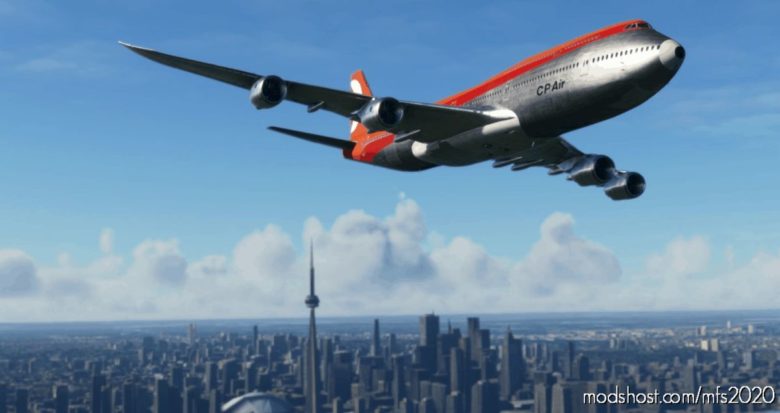 MSFS 2020 Boeing Livery Mod: 747-8 Canada Pacific AIR NO Text Mirroring (Featured)