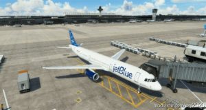 MSFS 2020 A321 Livery Mod: Jetblue “Streamers” – AMP A321 (Featured)