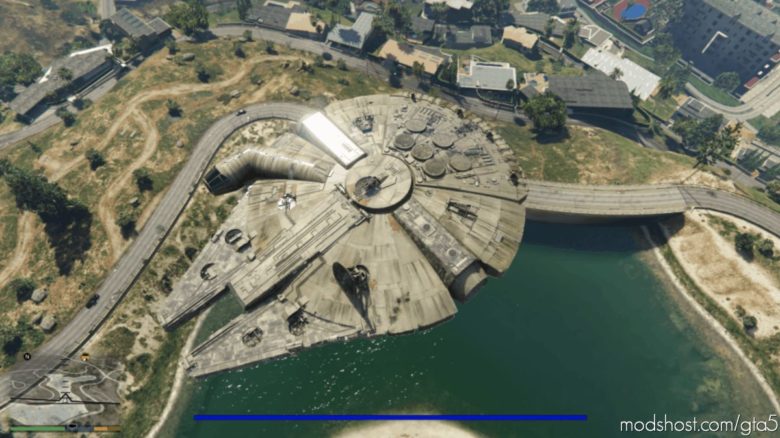 GTA 5 Vehicle Mod: Star Wars Millennium Falcon V0.1 (Featured)