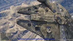 GTA 5 Vehicle Mod: Star Wars Millennium Falcon V0.1 (Image #3)