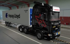 ETS2 Part Mod: BIG Lightbox Scania R And S 2016 Mammoet 1.39 (Image #3)