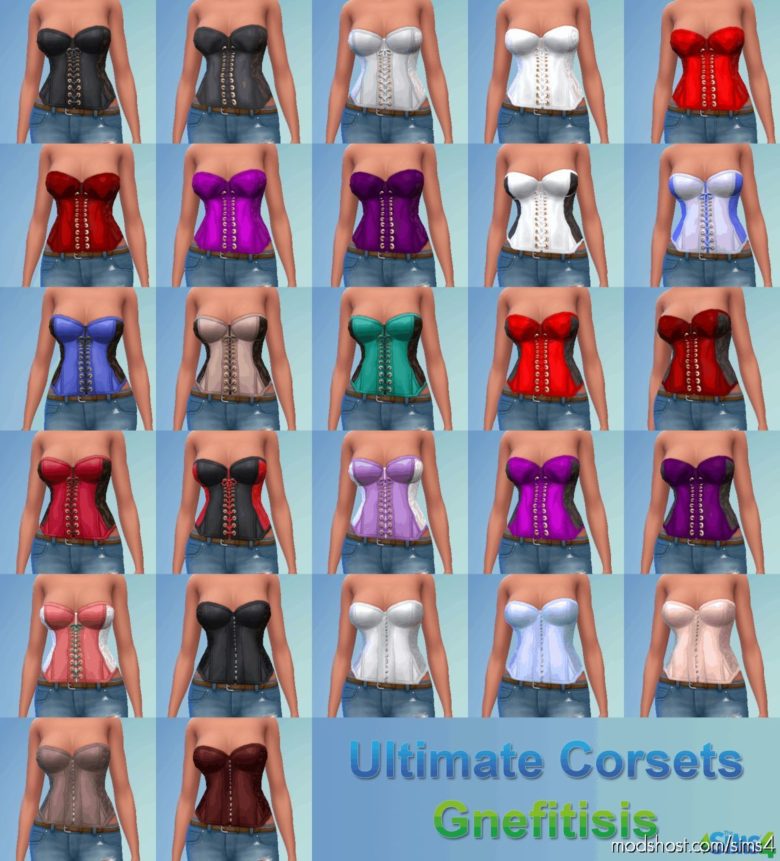 Sims 4 Clothes Mod: Ultimate Corsets (Featured)