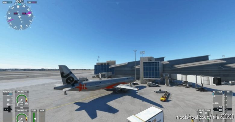 MSFS 2020 Mod: A321 Jetstar Livery (Featured)