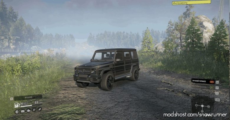 SnowRunner Car Mod: Gelandewagen G63 AMG V (Featured)