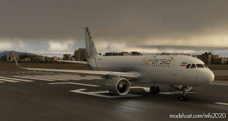 MSFS 2020 Livery Mod: FLY Persia A320 NEO – 8K (Featured)