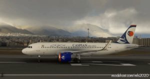 MSFS 2020 A320neo Livery Mod: Caspian Airlines A320NEO – 8K (Image #4)