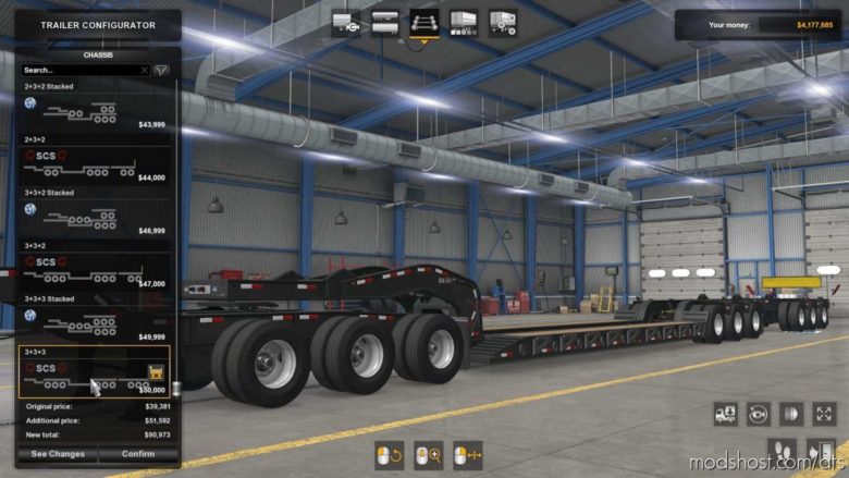 ATS Mod: Stacked SCS Lowboy Trailers (Featured)