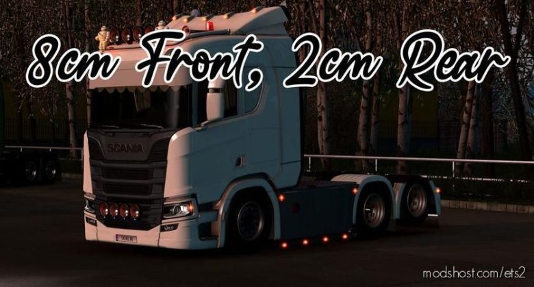 ETS2 Part Mod: Lowered Chassis For Scania Pgrs (2-8CM) 1.39 (Featured)