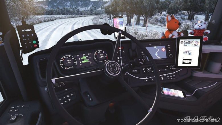 ETS2 Part Mod: Next Generation Scania Custom Dashboard 1.39 (Featured)