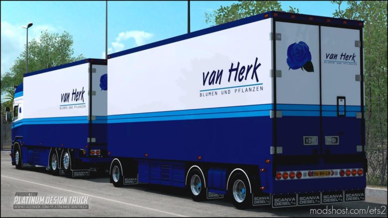 ETS2 Truck Mod: Scania VAN Herk 1.39 (Featured)