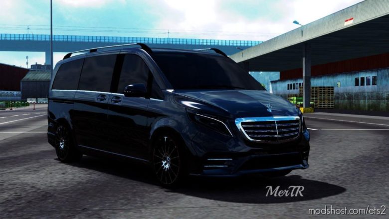 ETS2 Car Mod: Mercedes-Benz Vito V-Class 2018 V3 1.39 (Featured)