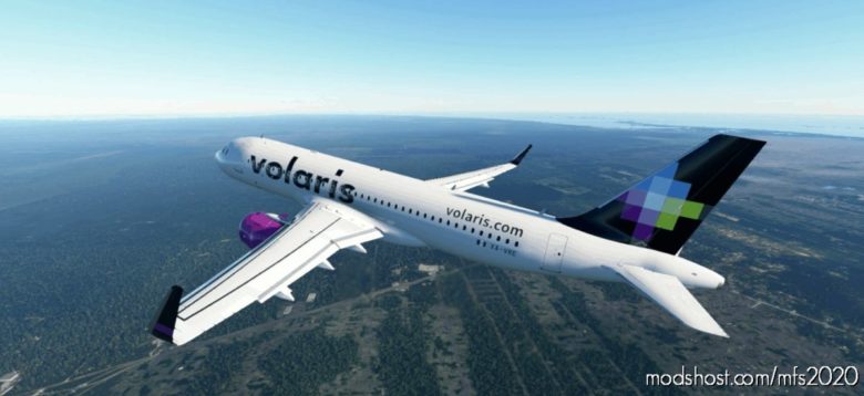 MSFS 2020 Livery Mod: Volaris A320Neo Xa-Vre (Featured)