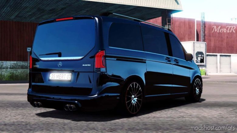 ATS Car Mod: Mercedes-Benz Vito V-Class 2018 V1.1 1.39 (Featured)