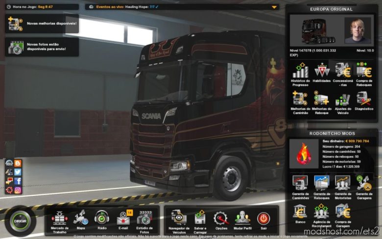 ETS2 Save Mod: Profile 1.39.4.4S (Featured)