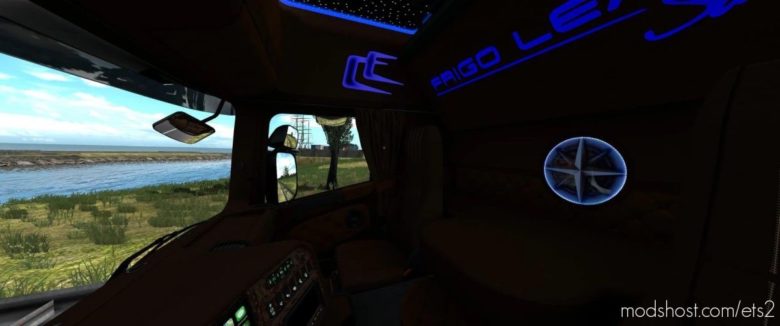 ETS2 Mod: Scania RJL Interior Frigo Leader Sarantos Style 1.39 (Featured)