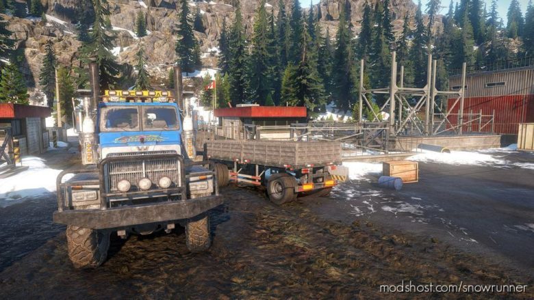 SnowRunner Truck Mod: Ws6900Xd Twinsteer Blueline X V1.0.1 (Featured)