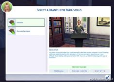 Sims 4 Mod: The Adventurer Career (Image #3)