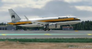 MSFS 2020 A320neo Livery Mod: A320 Monarch Classic (Image #3)