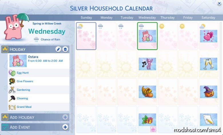 Sims 4 Mod: Wheel Of The Year – Default Holiday Replacements (Featured)