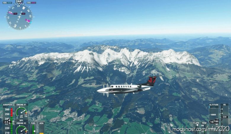 MSFS 2020 Austria Scenery Mod: Kasiergebirge (Wilder Kaiser Tirol) (Featured)