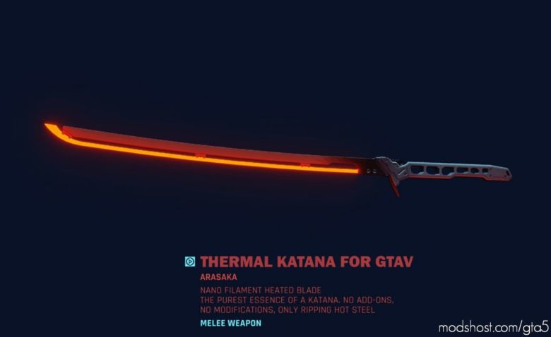 GTA 5 Weapon Mod: Thermal Katana (Featured)