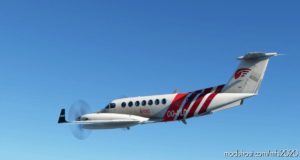 MSFS 2020 Livery Mod: Beechcraft King AIR 350 AIR Antwerp (Image #2)