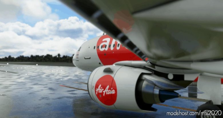 MSFS 2020 Livery Mod: Airasia Thailand 8K (Hs-Cbh) (Featured)