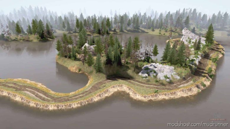 MudRunner Mod: Onigmɑ River Map (Featured)