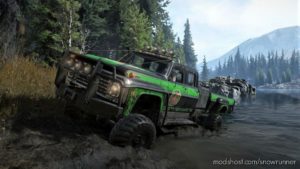 SnowRunner Car Mod: Ford F750 W77 (DLC Required) V1.0.1 (Featured)