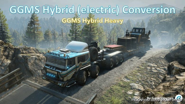 SnowRunner Truck Mod: Ggms Hybrid (Electric) Conversion V (Featured)