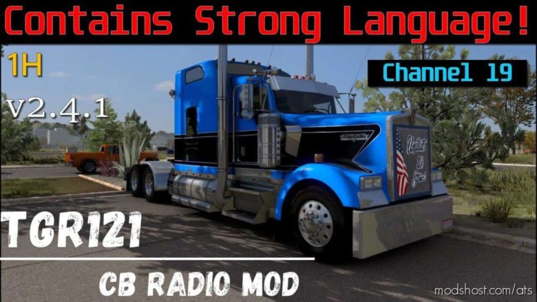 ATS Sound Mod: CB Radio Chatter Mod V2.4.1 (1+ Hour Of Real American Truckers Talking CB Radio) (Featured)