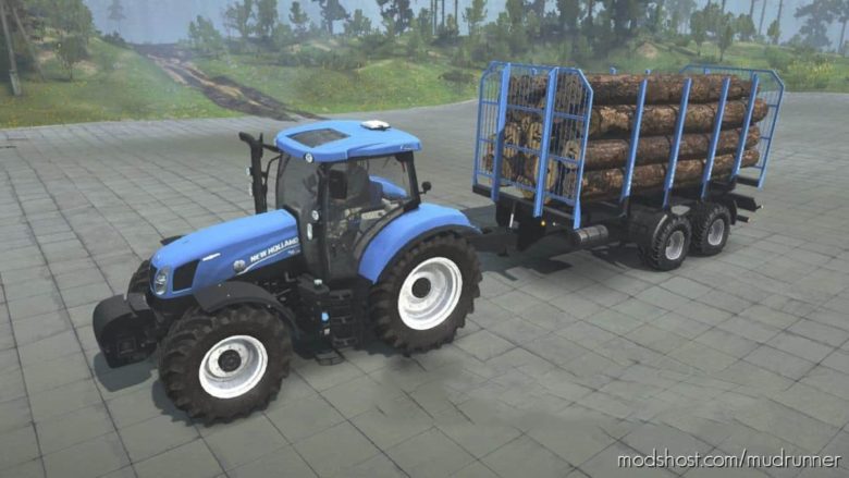 MudRunner Mod: NEW Holland T6.175 Tractor (Featured)