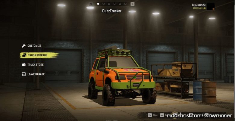 SnowRunner Car Mod: Dubztracker V1.8 (Featured)