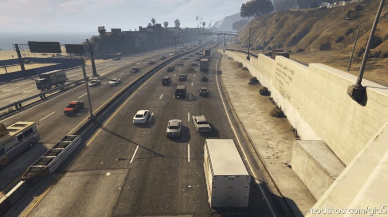 GTA 5 Mod: LOS Angeles Traffic V1.1 (Featured)