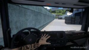 ETS2 Mod: Animated Hands Mod For ALL Trucks 1.40 (Image #2)