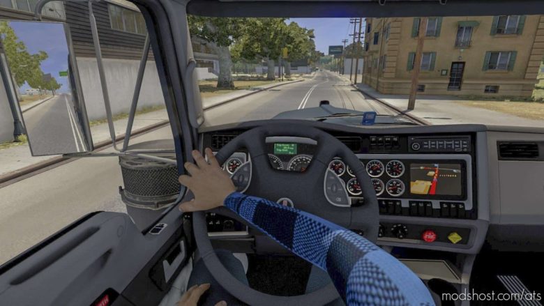 ATS Mod: Interior Driver Mod Animated Hands 1.40 (Featured)