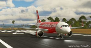 MSFS 2020 8K Livery Mod: Airasia Indonesia 8K (Pk-Azo) (Image #3)