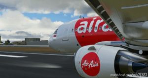 MSFS 2020 8K Livery Mod: Airasia Indonesia 8K (Pk-Azo) (Image #4)