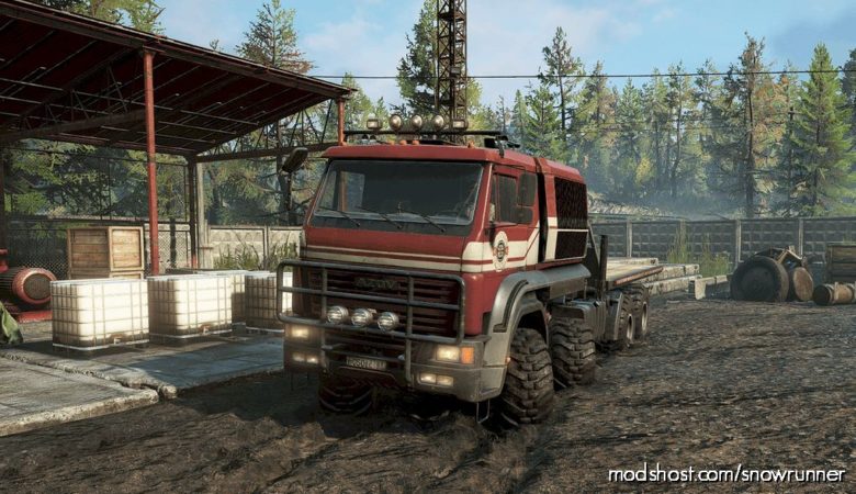 SnowRunner Truck Mod: Azov 64 SE V1.01 (Featured)