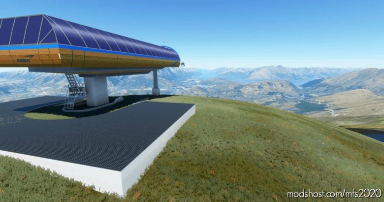 MSFS 2020 New Zealand Mod: Queenstown Airport & Surroundings (Nzqn) (Featured)