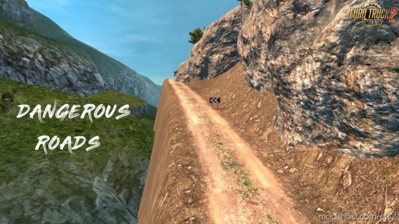 ETS2 Map Mod: Dangerous Roads 1.36 – 1.40 (Featured)