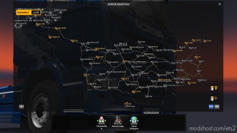 ETS2 Mod: Turkey Map Connections V1.3 (Featured)