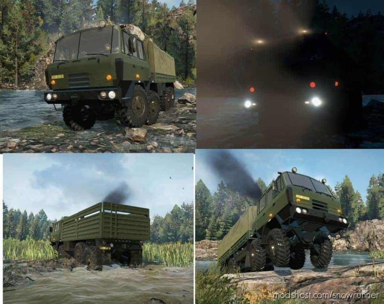 SnowRunner Mod: Bratra Truck T815 V (Featured)