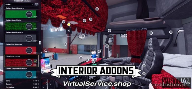 ETS2 Part Mod: Interior Addons Scania Nextgen (Eugene Only!) 1.39 (Featured)