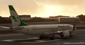 MSFS 2020 737-MAX Livery Mod: Mahan AIR Boeing 737 MAX (5K*10K) (Image #2)