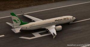 MSFS 2020 737-MAX Livery Mod: Mahan AIR Boeing 737 MAX (5K*10K) (Image #3)