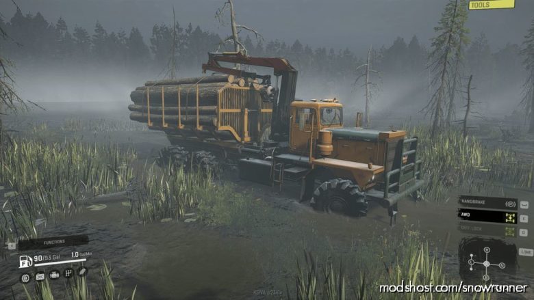 SnowRunner Truck Mod: Pacific P12 Hauler V1.1.0 (Featured)