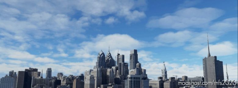 MSFS 2020 United States Scenery Mod: Downtown Philadelphia USA (Featured)