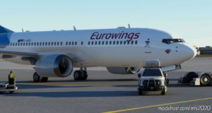 MSFS 2020 Boeing Livery Mod: Eurowings Boeing 737 MAX (5K*10K) (Image #3)