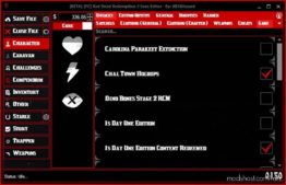 RDR2 Tool Mod: RED Dead Redemption 2 Save Editor V0.1.9.0 Updated (Image #8)